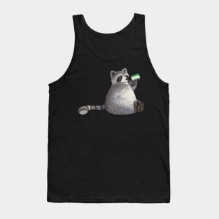 Aromantic Pride Raccoon Tank Top